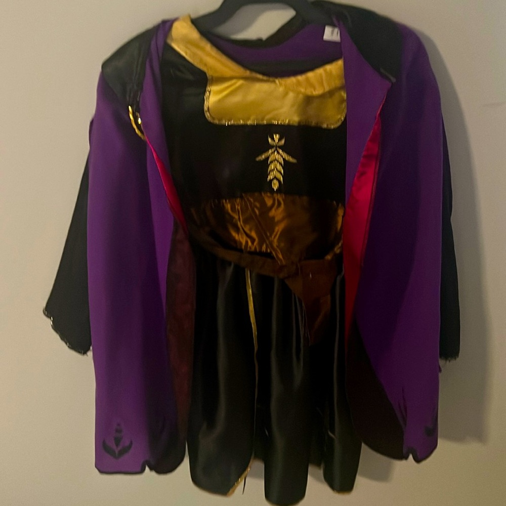 Frozen 2 Girls Anna Classic Costume 4-6X with boots